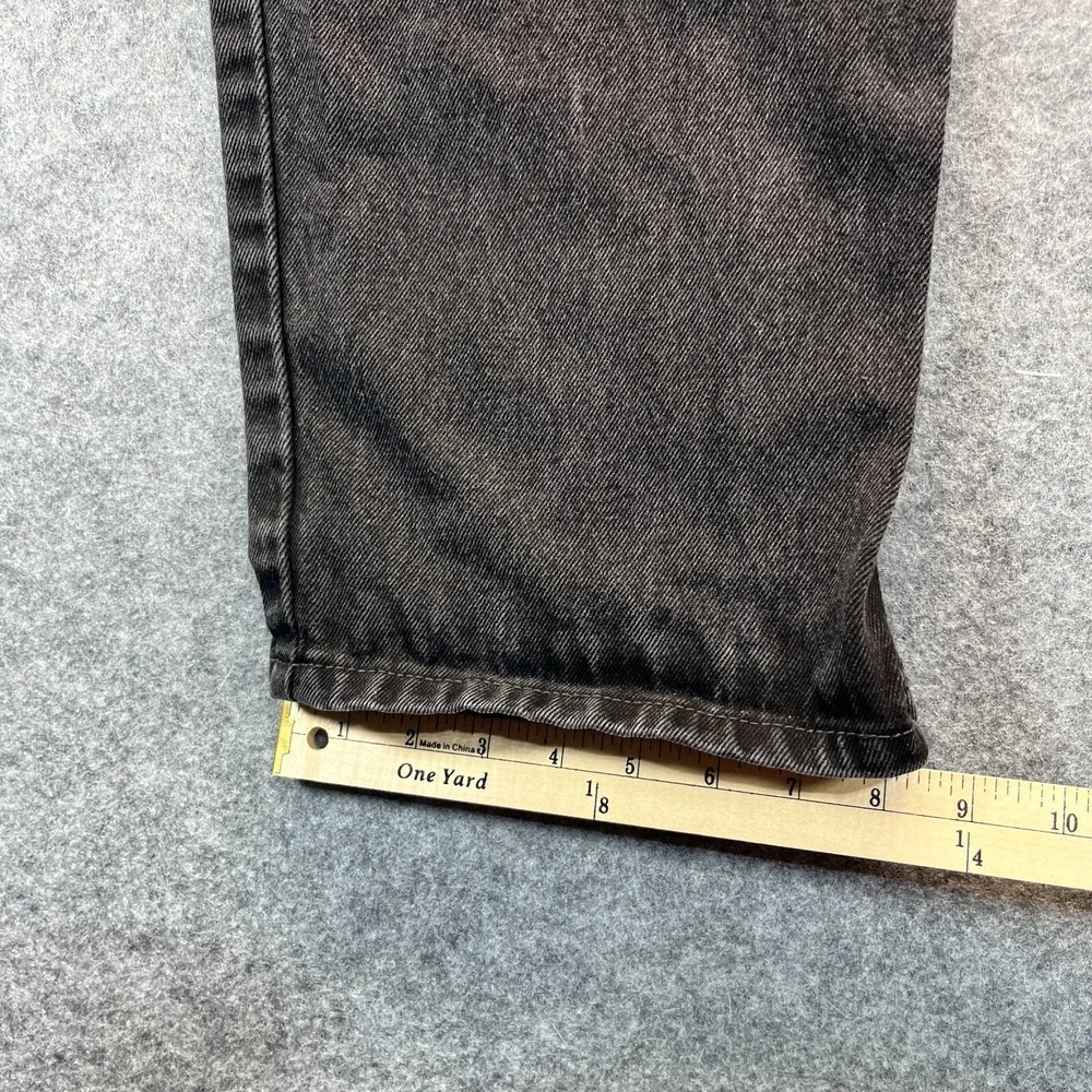 Levis‎ Jeans Men's 44x29 550 Relaxed Fit Straight Leg Black Denim Pants